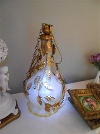 Glowing vintage lamp