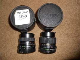110 m lens & 55 min lens