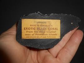 Black Coral label 