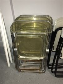 Lucite Card Chairs