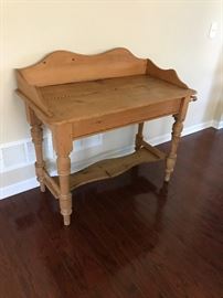 Primitive pine washstand $110 buy it now PAYPAL