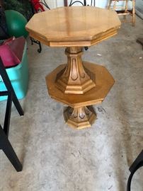 wood side tables $25 each