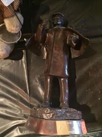 Sherlock Holmes statue from Baker Street
very heavy sold