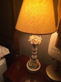 Porcelain lamps set of two $100