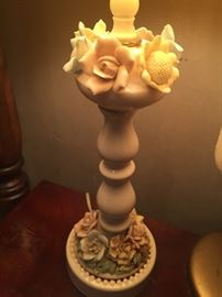 Porcelain lamps same as previous picture