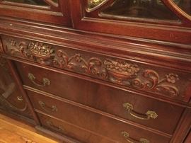 Cherrywood China cabinet same as previous picture