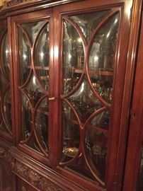 Cherrywood china cabinet same as previous picture