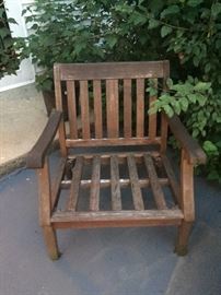 Teak wood chair