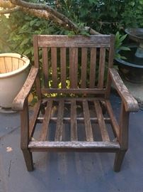 Teak wood chair