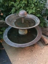 Copper water fountain