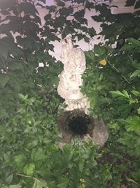 Concrete fountain