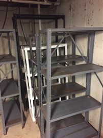 Metal shelving