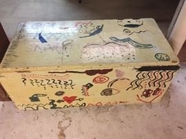 Handpainted toybox