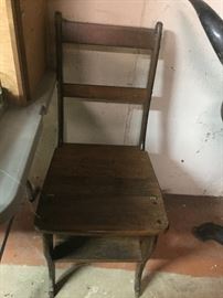 Antique wood chair