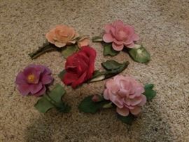 Franklin Mint Porcelain Flowers https://ctbids.com/#!/description/share/32281