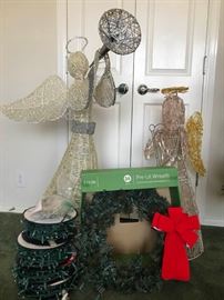 Christmas angels and LED lights    https://ctbids.com/#!/description/share/32201