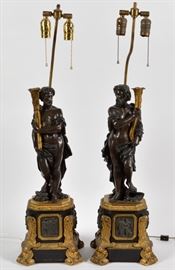 Bronze Empire Lamps