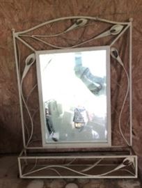 Iron frame with mirror 