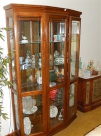 Large curio or display cabinet