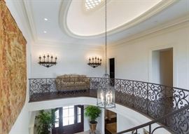 2 electrified sconces from Spain and chandellier