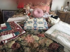 Some of the quilts offered...many more not pictured..