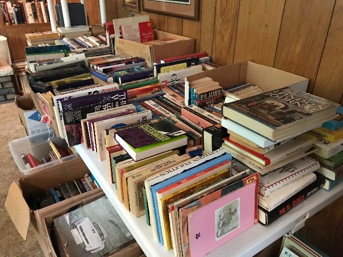 Lots of books - new, vintage, adult, and children’s
