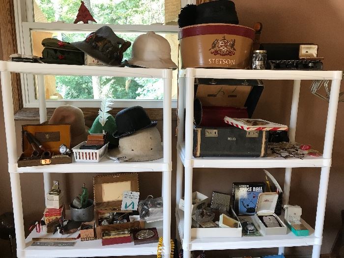 Vintage hats and hat boxes