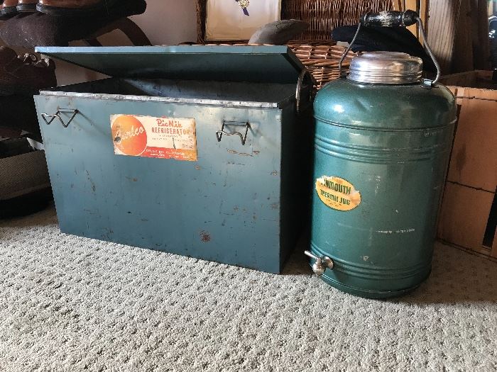 Vintage picnic & camping equipment