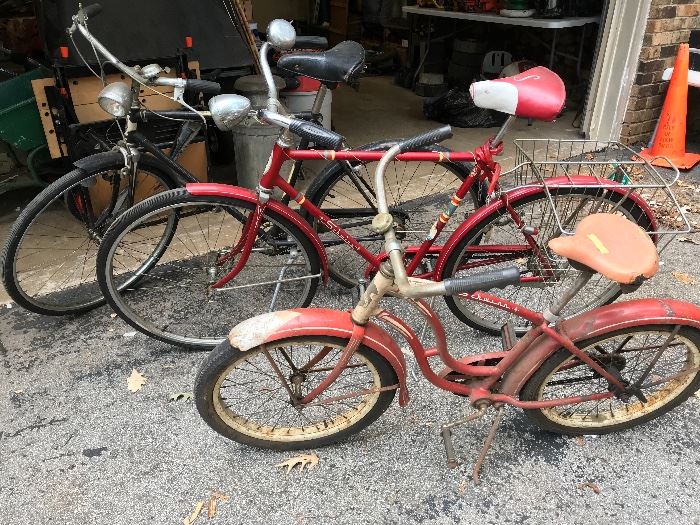 Vintage Schwinn bicycles
