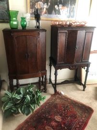 ALMOST PRISTINE ANTIQUE CABINETS! $250.00 & $350.00 OBO!