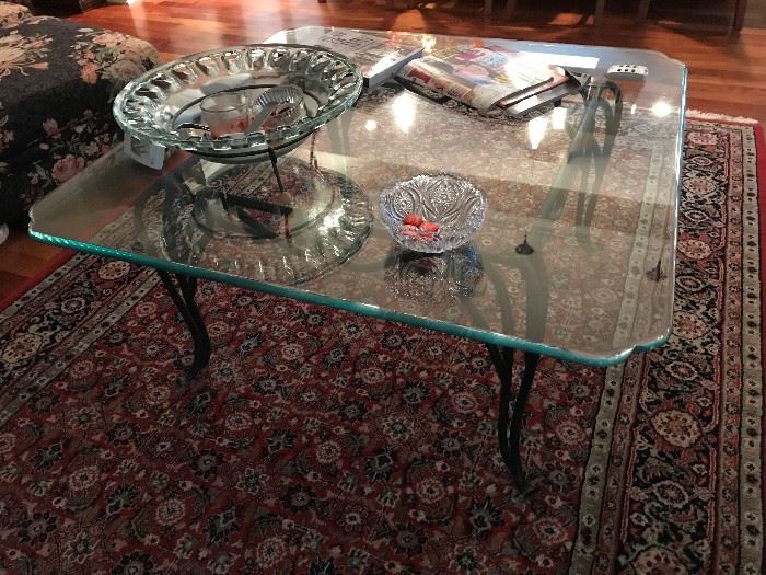 Glass Top / Metal Coffee Table $ 140.00