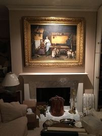 Original Evariste Carpentier painting (37.5 x 51")