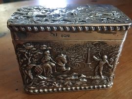 Decorative Sterling Silver Trinket Boxes