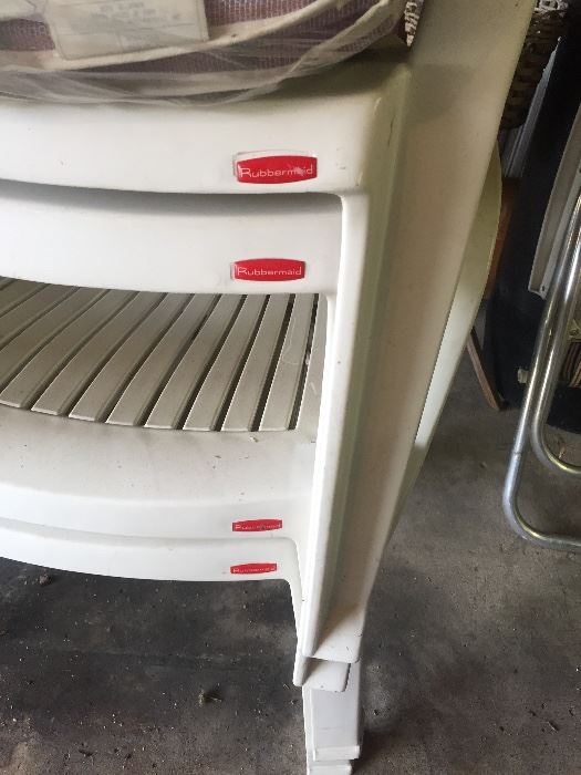 Set of Brand New Rubbermaid Lawn Chairs