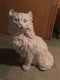 Giant Ceramic Cat!  