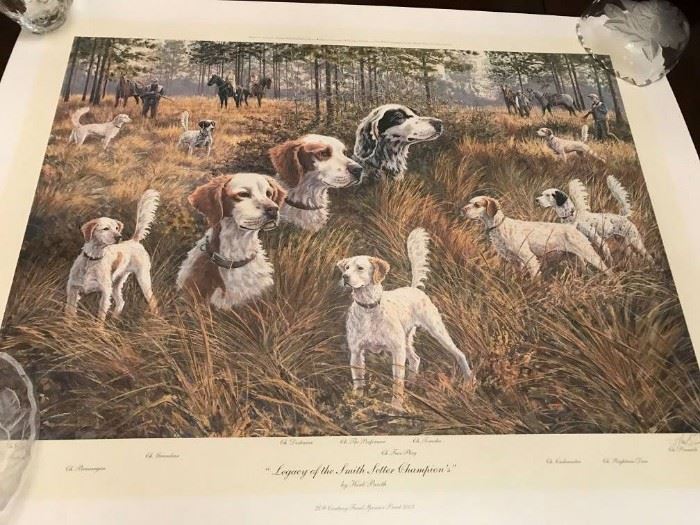 #38	Herb Booth Legacy of the Smith Setter Champion Signed and Numbered	 $75.00 
