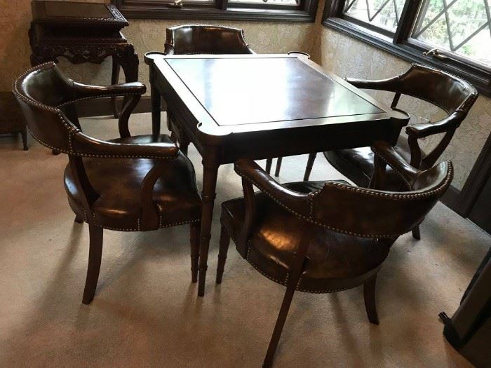 #92	Game Table & 4 chairs  32x29	 $175.00 

