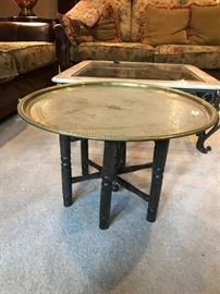 #98	Brass Tray Table 26x17	 $30.00 
