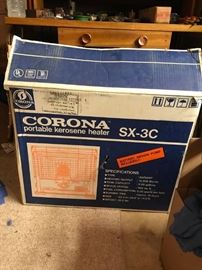 #133	Corona Portble kerosene Heater SC-3C	 $40.00 

