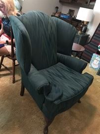 #167	Green Wingback Intl. Furn. Chair	 $75.00 
