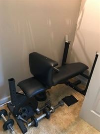 #178	Weight Bench w/weights	 $30.00 
