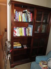 Book shelf and books