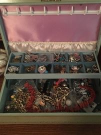 Assorted costume jewelry