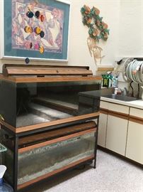 2 very large fish tanks