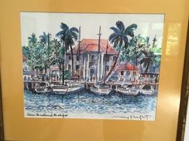 Jimmy Buffet water color
