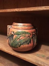 pottery vase, unmarked