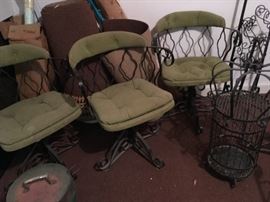metal legged chairs
