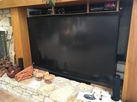 Very large flat screen TV  Mitsubishi
