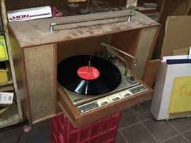 Vintage record player