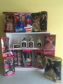 Lot of Barbie Dolls and Accessories